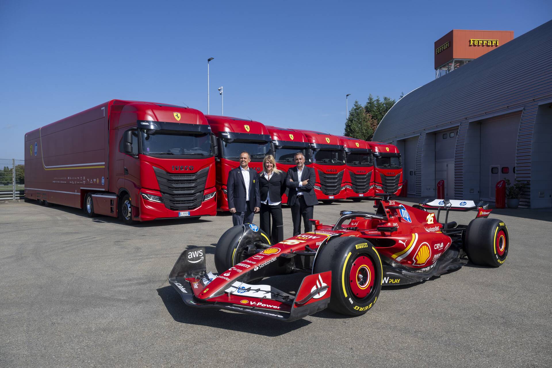IVECO dodalo společnosti Scuderia Ferrari HP novou flotilu