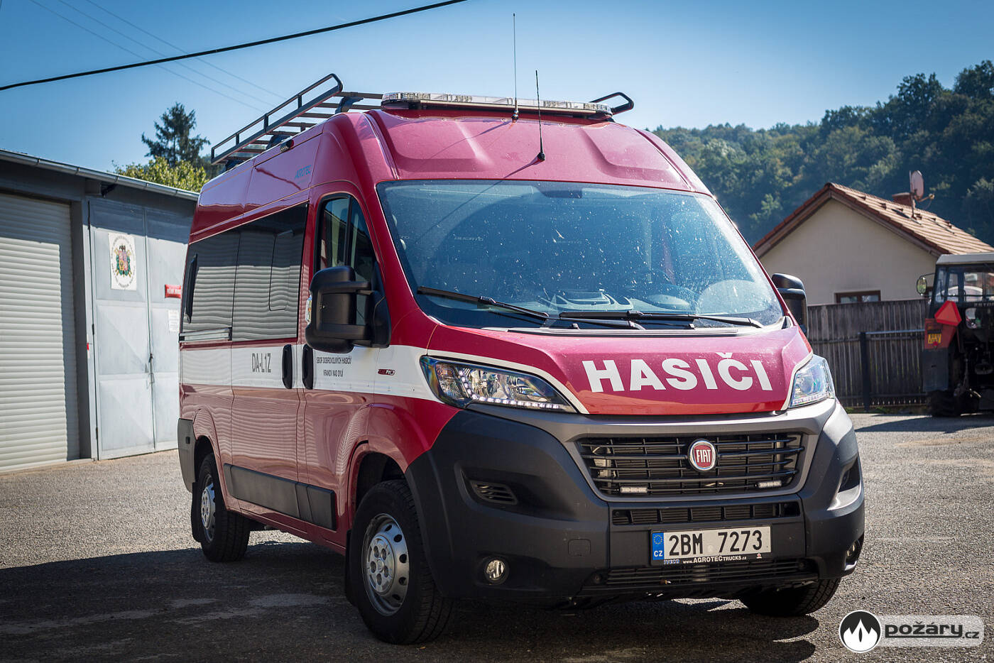 Hasiči z Vranova nad Dyjí a jejich DA FIAT DUCATO