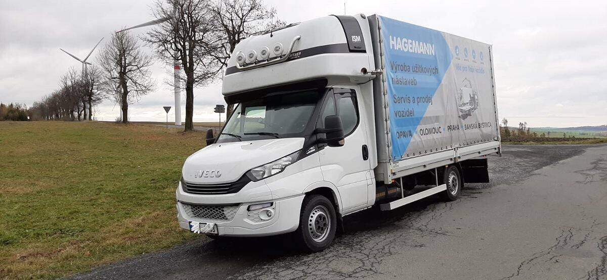 Iveco Daily 35S18 valník s plachtou 10 pal