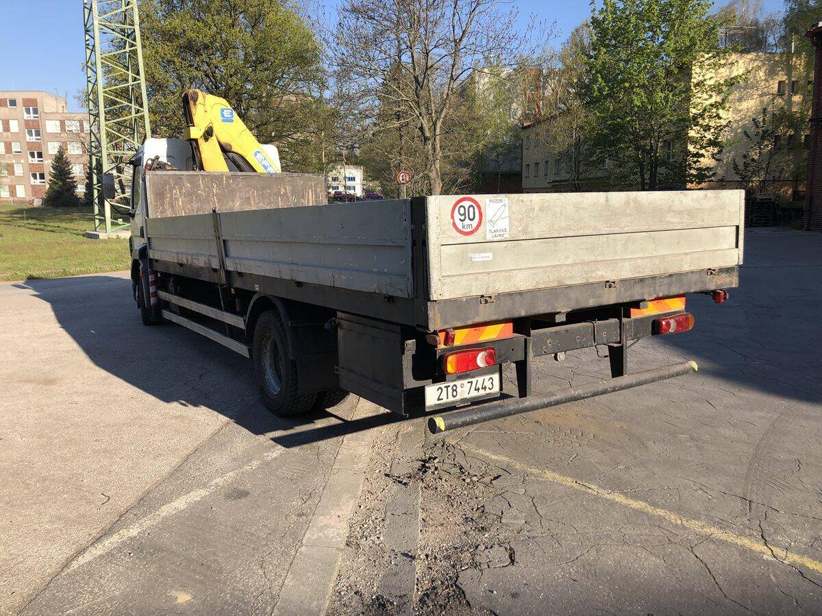 DAF LF  55.180 valník + HR