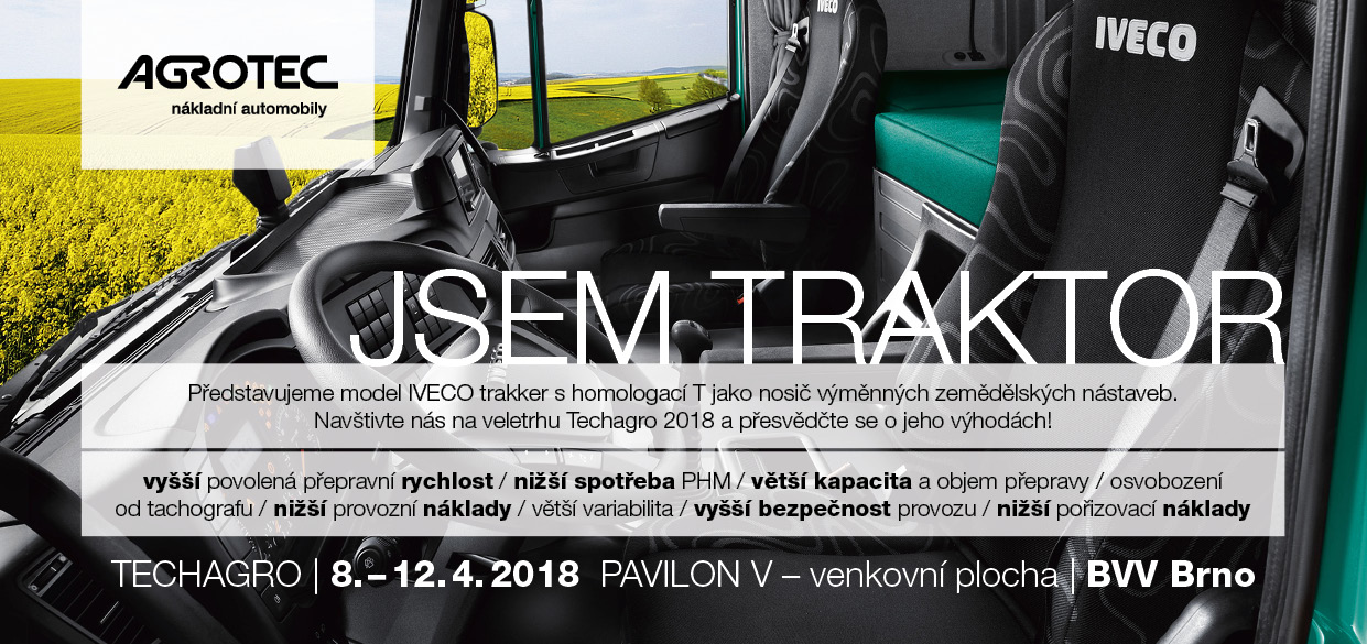 Pozvánka na techagro IVECO Traktor Trakker